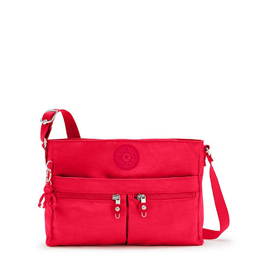 Kipling New Angie Crossbody Bags Red Rouge | CA 1193QM